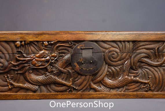 Chinese Antique Hand Carved Large Exquisite Rare … - image 7