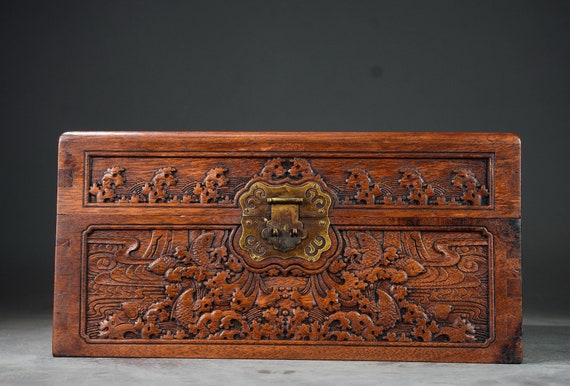 Chinese Antique Hand Carved Exquisite Rare Rosewo… - image 2