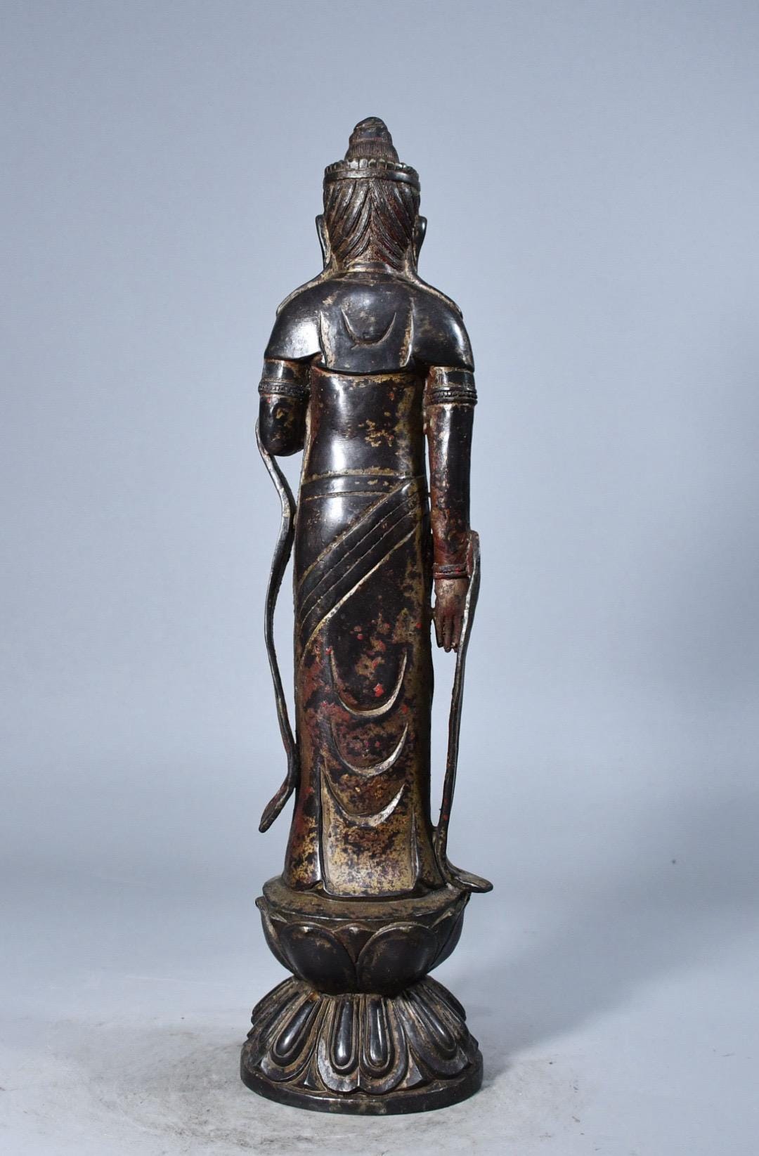 Buy Chinese Antique Handcrafted Exquisite Rare Pure Copper Guanyin