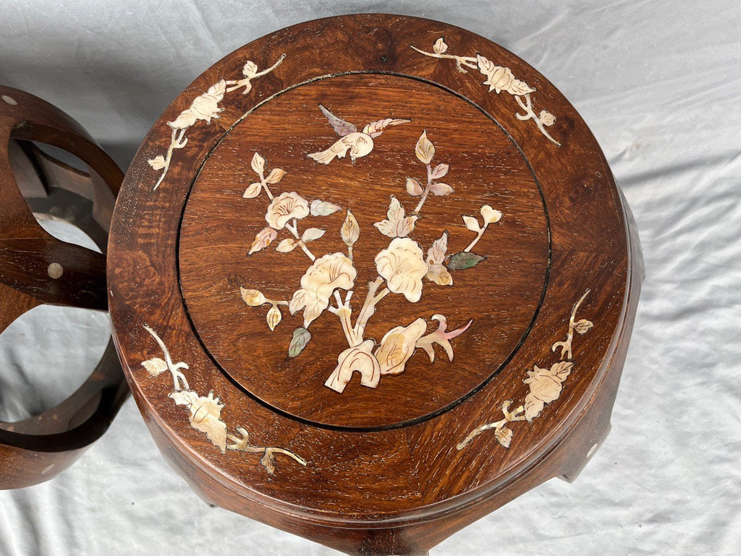 A Pair of Chinese Antique Hand-carved Exquisite Rare A Pair of Chinese Antique Hand-carved Exquisite Rare