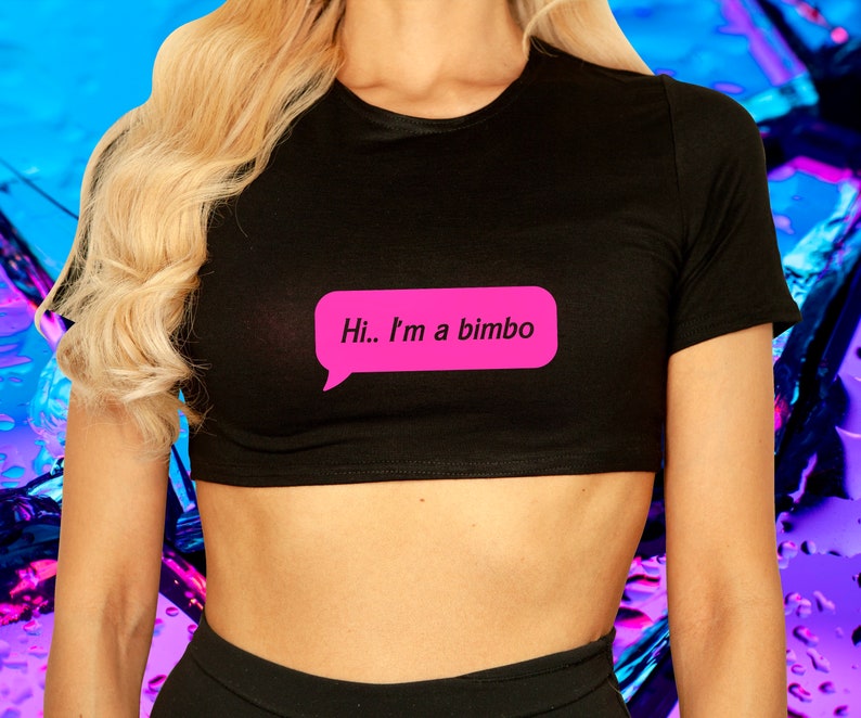 Bimbo Crop Top Barbie doll Sex Clothing Princess BDSM DDLG Clothing Kawaii Cute