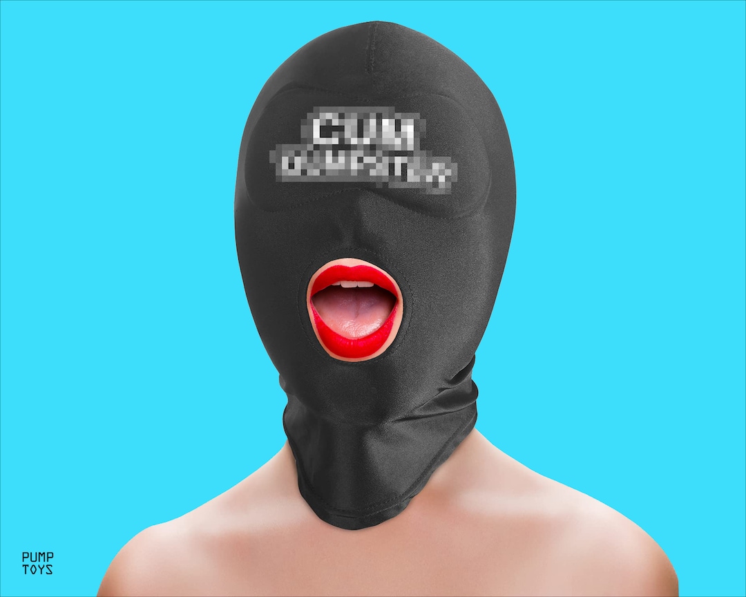 Open Mouth Hood | Bondage Gimp Mask | Unisex | BDSM Submissive Play