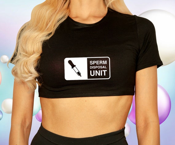 Sperm Disposal Unit - Fetish Crop Top - Slut - DDLG Clothing - BDSM -  Bimbo. - Bimbo Doll - Kawaii - Princess - Cute - Sex Clothing - Etsy