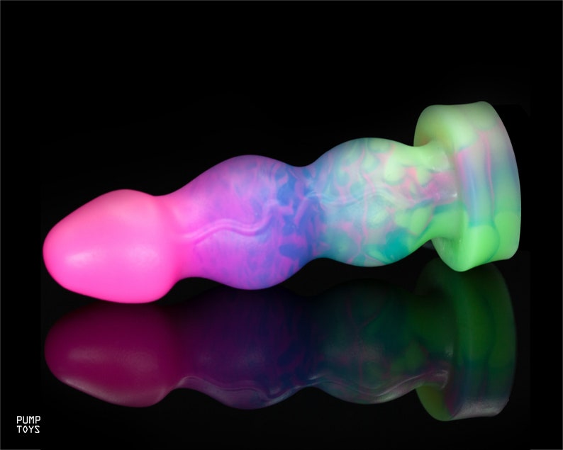 Fantasy Sex Toy  'Node' | Custom Platinum Silicone Dildo Plug | Body Safe 