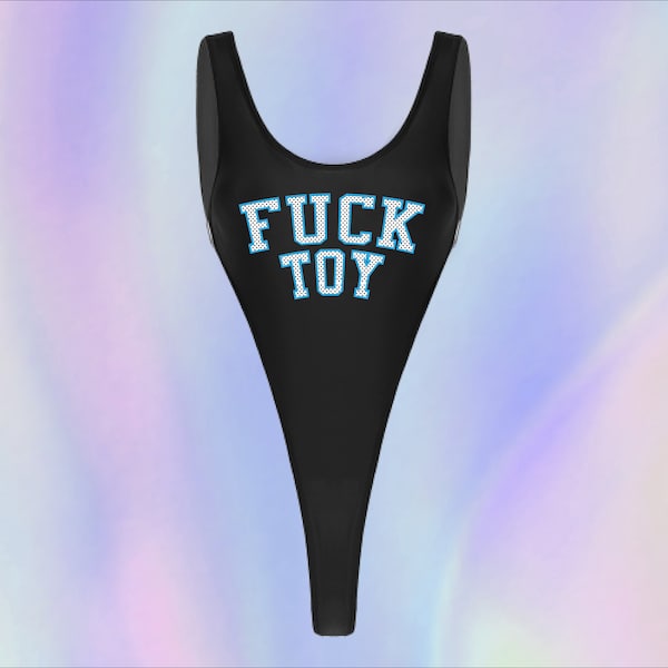 Extreme Cut Thong Bodysuit | Black High Cut Sexy Leotard One-Piece Monokini | Erotic costume Fetish wear