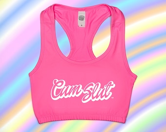 Sissy Cum Slut Crop Top