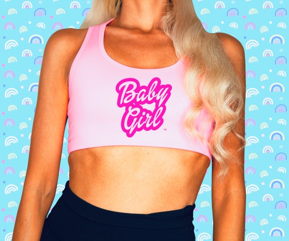 Baby Mädchen Crop Top Sport BH Sexy DDLG Kleidung BDSM  