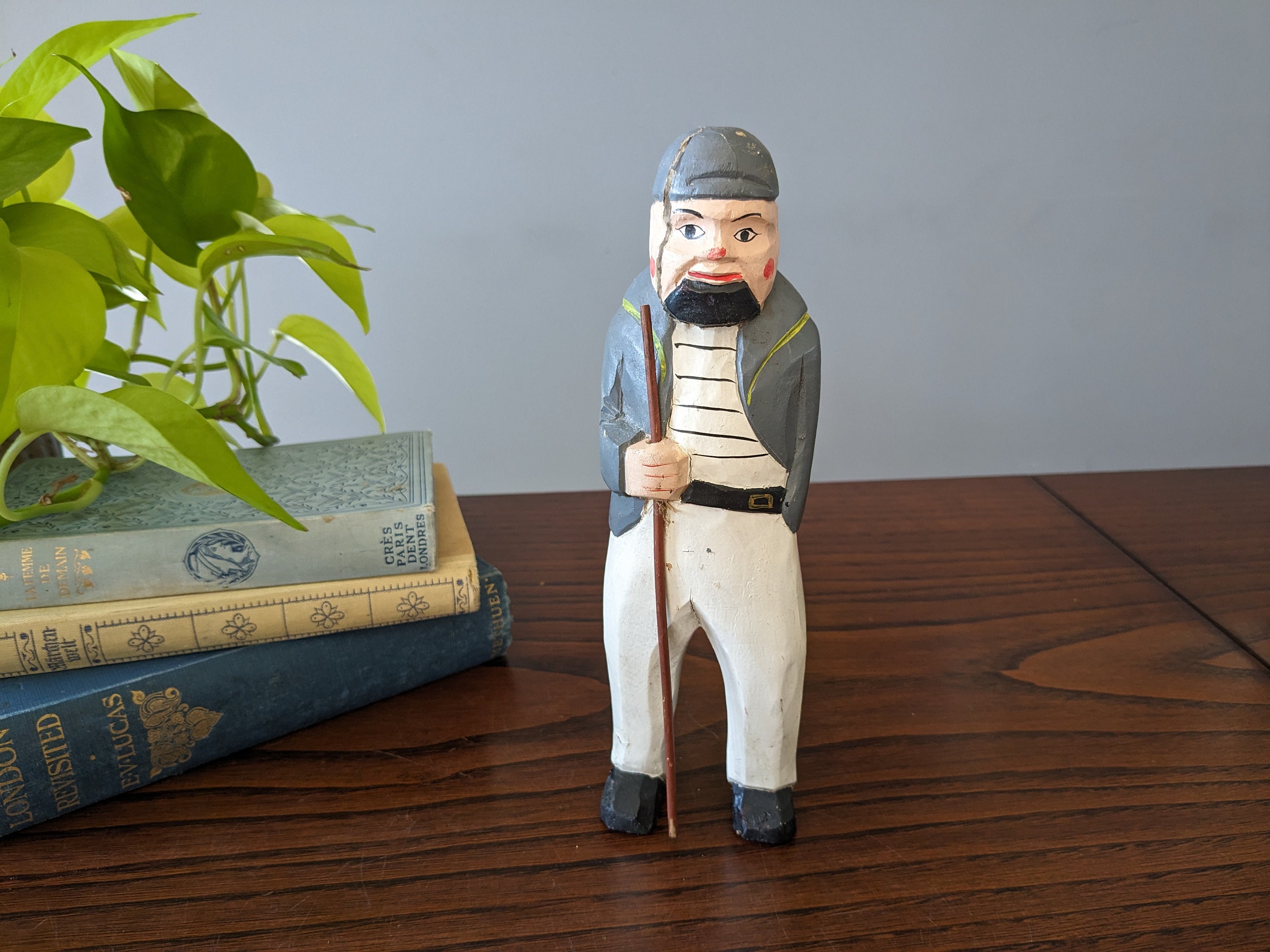 ヴィンテージ船長船乗漁師3タイプ置物フィギュアアンティーク T*u様