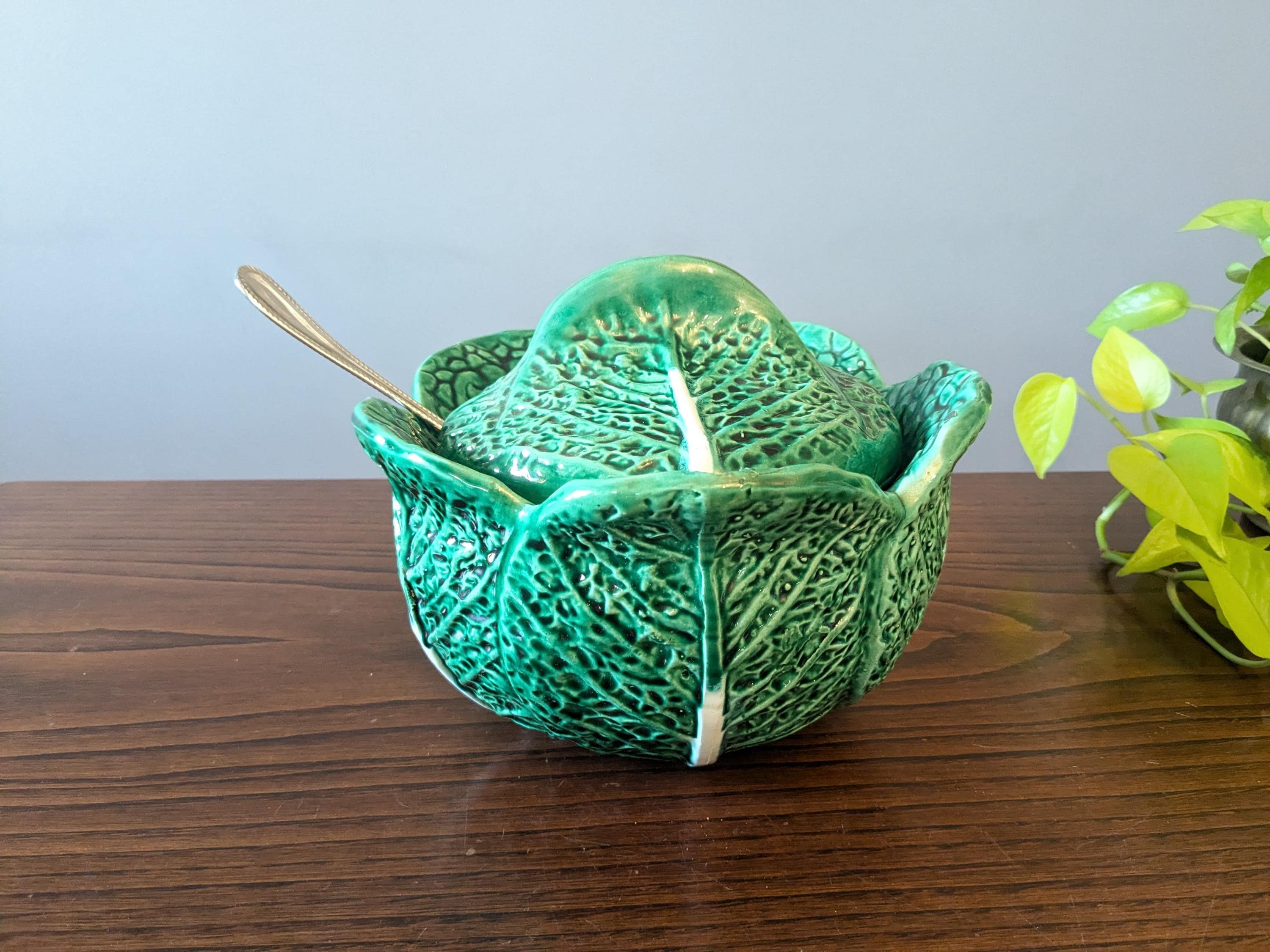 Bordallo Pinheiro Koolblad kom 17,5 cm • Groen • de Bijenkorf