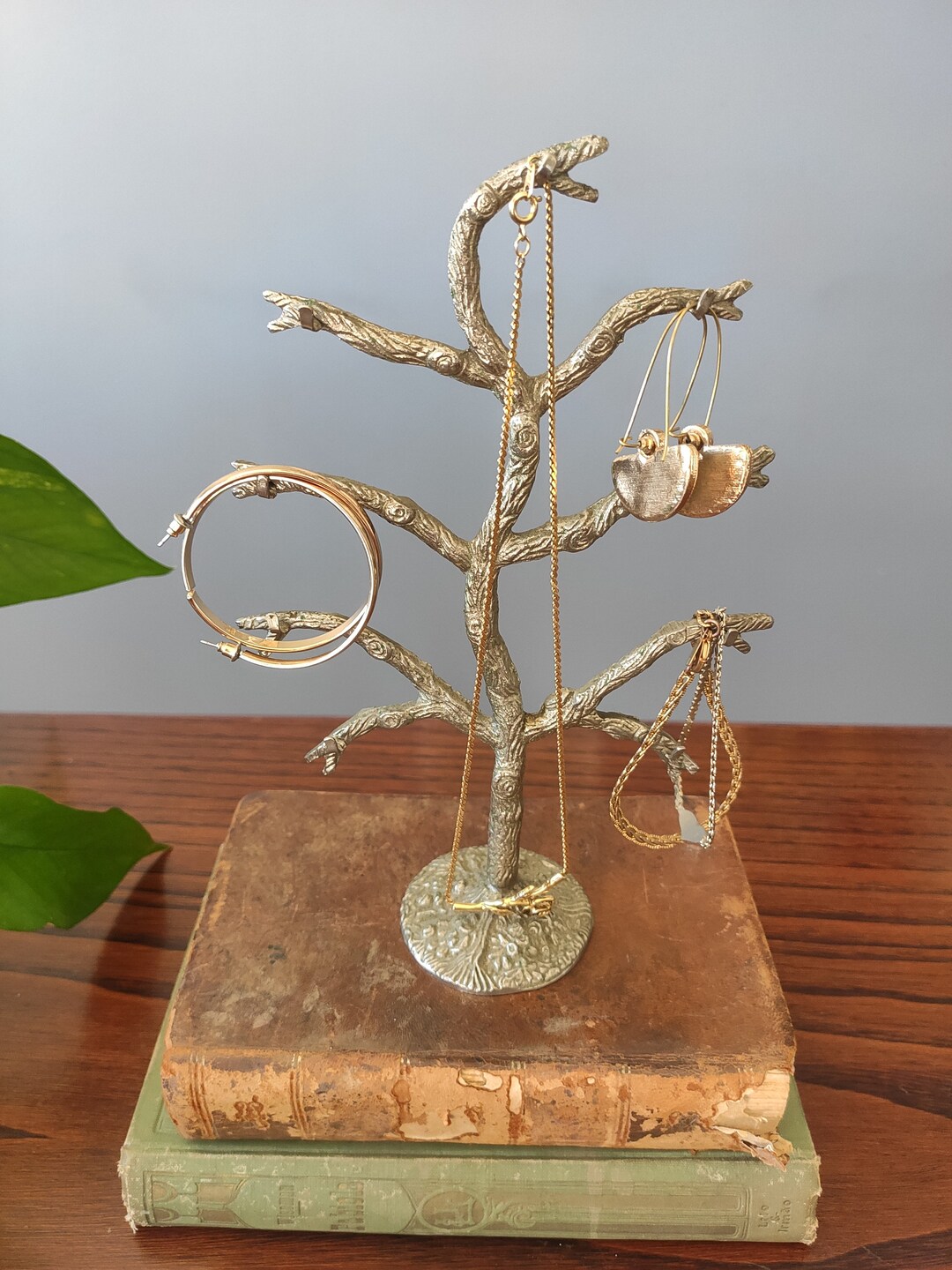 Silver Tree Jewelry Display // Tree Shape Jewelry Organizer // Etsy