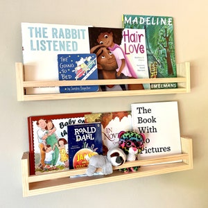 Floating Bookshelf | Nursery Bookshelf | Custom Book Display