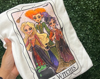 Sander Sisters Halloween Sweatshirt, DTF Printed Witches Sweater