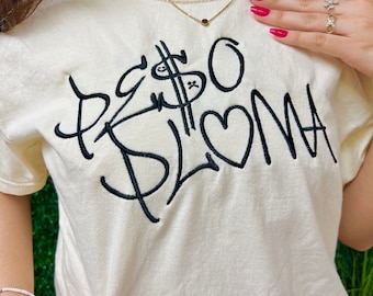 Peso Pluma Embroidery Sweatshirt: Unisex Fan Merch