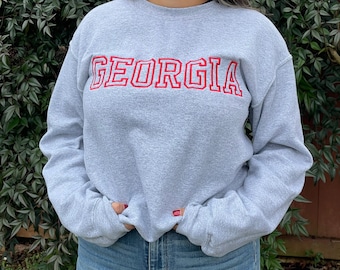 GEORGIA Sweatshirt-GA Bulldogs-GA embroidery sweater