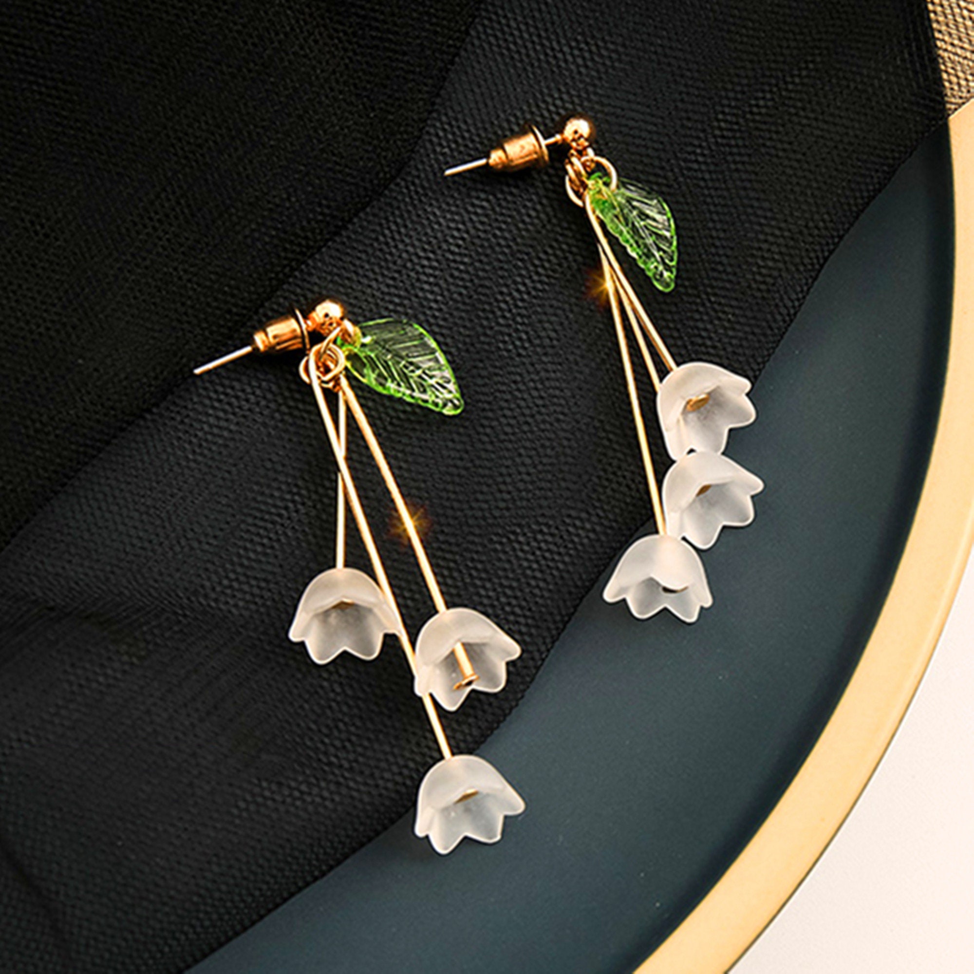 Lily of the Valley Earrings Bridal Flower Earrings Lily of Etsy Australia Lily of the Valley Earrings Bridal Flower Earrings Lily of Etsy Australia