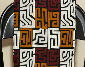 African fabric Mudcloth print, great  for African dresses, skirt, pillow covers ,Ankara fabric, top quality, sold Per yard