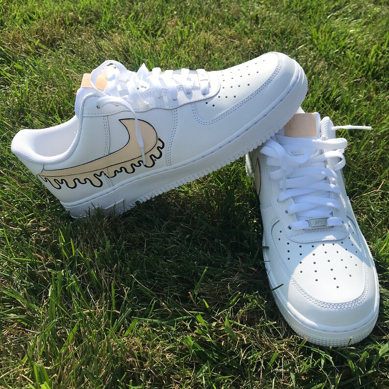 air force 1 drip swoosh