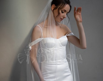 Sexy corset wedding dress with straps,Simple satin wedding dress, Beach wedding dress, Elopement dress, Bridal gown, Engagement dress