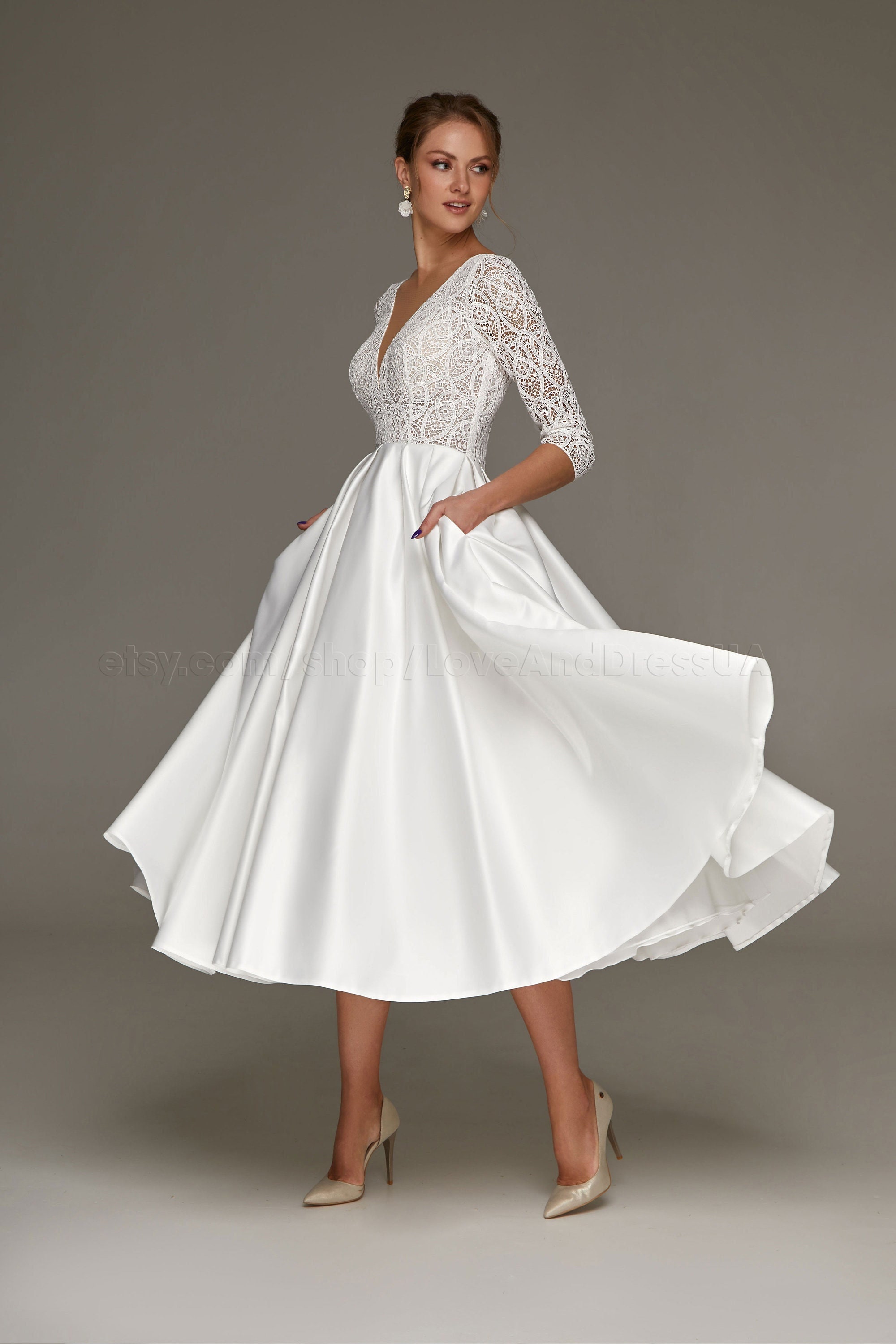 Tea Length Wedding Dresses