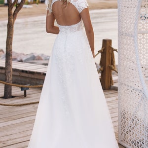 Wedding Dress, Unique Wedding Dress, Tulle Wedding Dress, Tulle Wedding