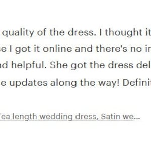 Short wedding dress, Tea length wedding dress, Satin wedding dress, 50s wedding dress, Minimalist wedding dress, simple wedding dress image 8