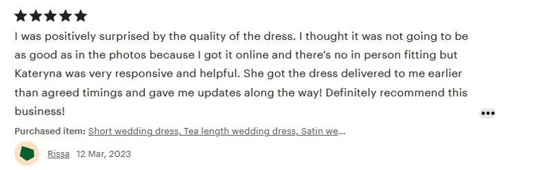 Short wedding dress, Tea length wedding dress, Satin wedding dress, 50s wedding dress, Minimalist wedding dress, simple wedding dress image 8