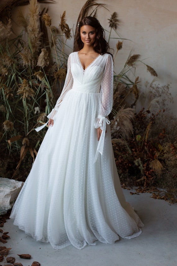 romantic wedding dress