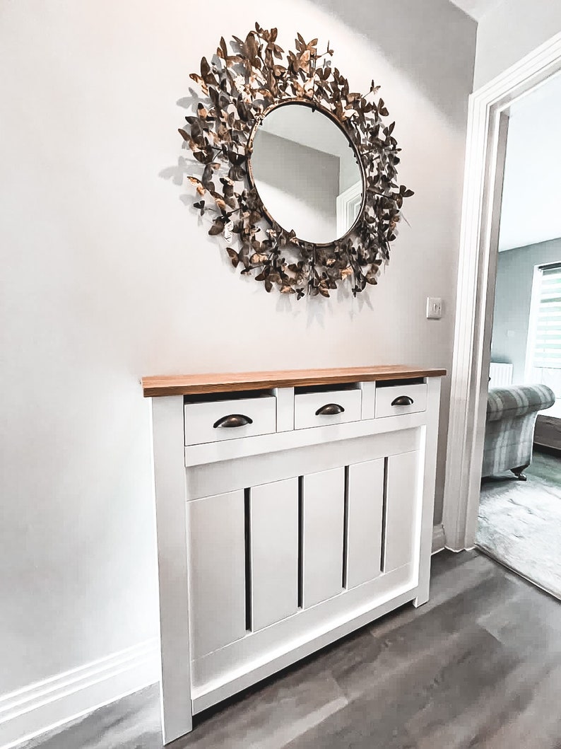 Made to Measure Bespoke Radiator Cover With Storage & Solid Etsy UK