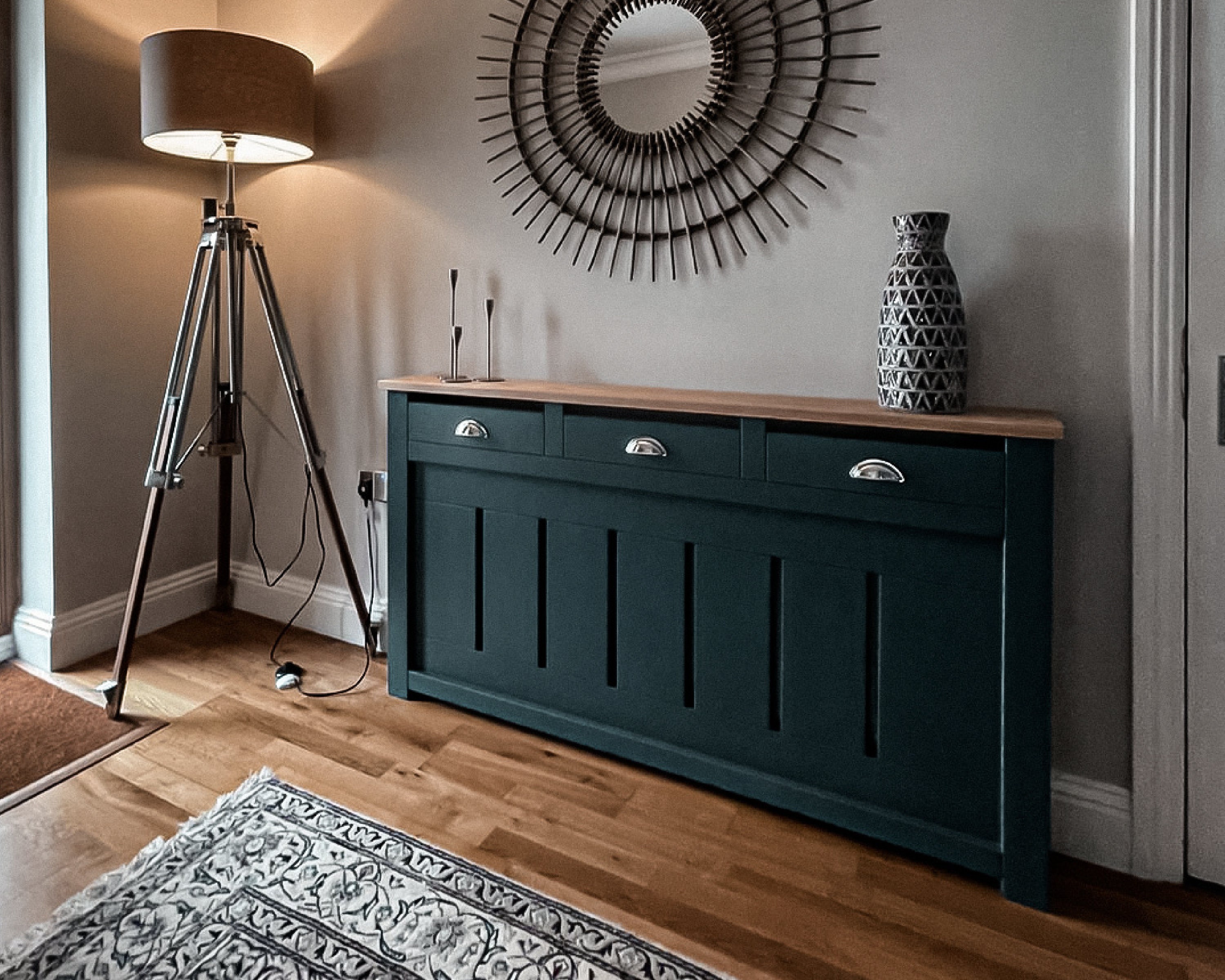 Made to Measure Bespoke Radiator Cover With Real Drawers & Etsy UK