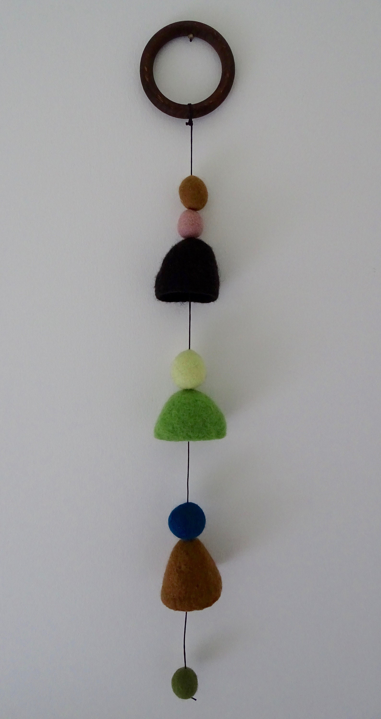 Décoration Murale en Laine Feutrée à La Main