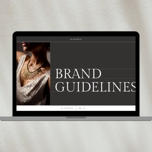 Brand Guidelines Template, Editable Canva Presentation, Brand Style Guide, Brand Manual, Brand Usage Guide, Brand Identity Presentation