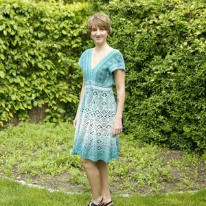 Patron de robe bohème au crochet - PDF