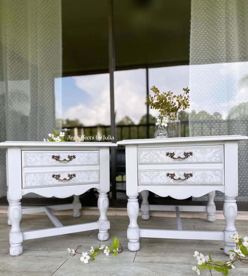 SOLD OUT / Nightstands, Gray Nightstand, Bedside, Modern Nightstands