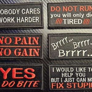 Novelty Morale tactical airsoft biker 5x10 cm embroidered patch