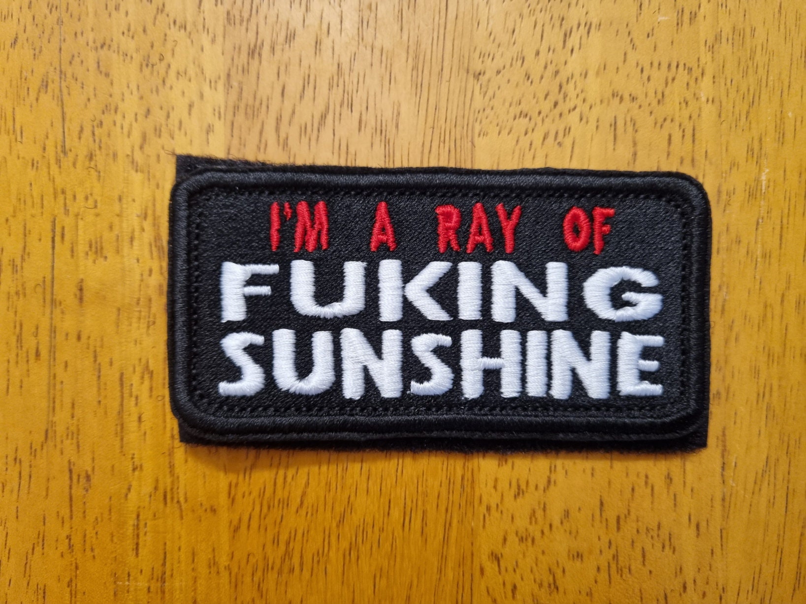 Novelty Morale Patches 5 X 10 Cm Hook and Loop Patch Sew on Etsy UK