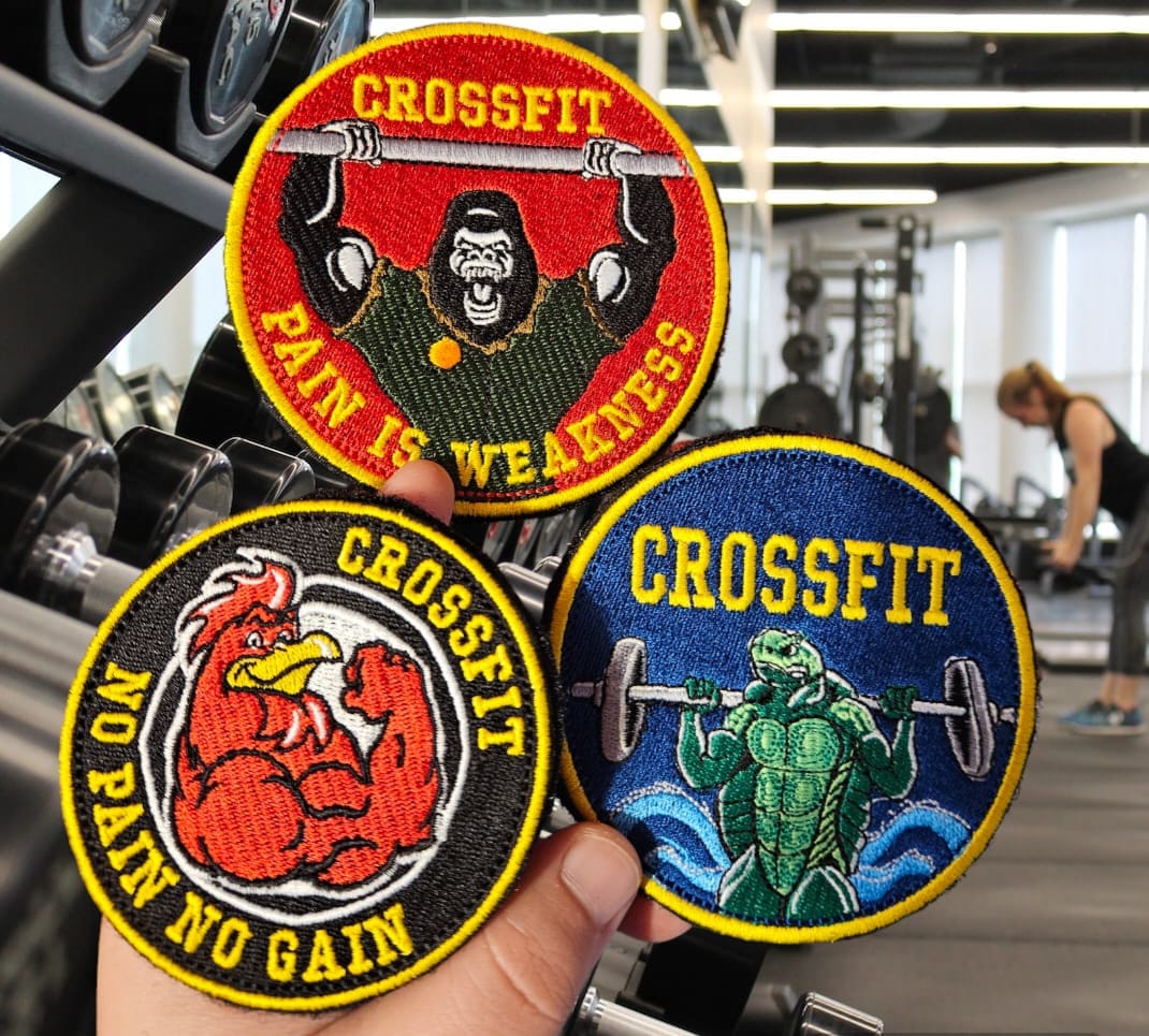 CrossFit Patches For Bags, Vests & Tops