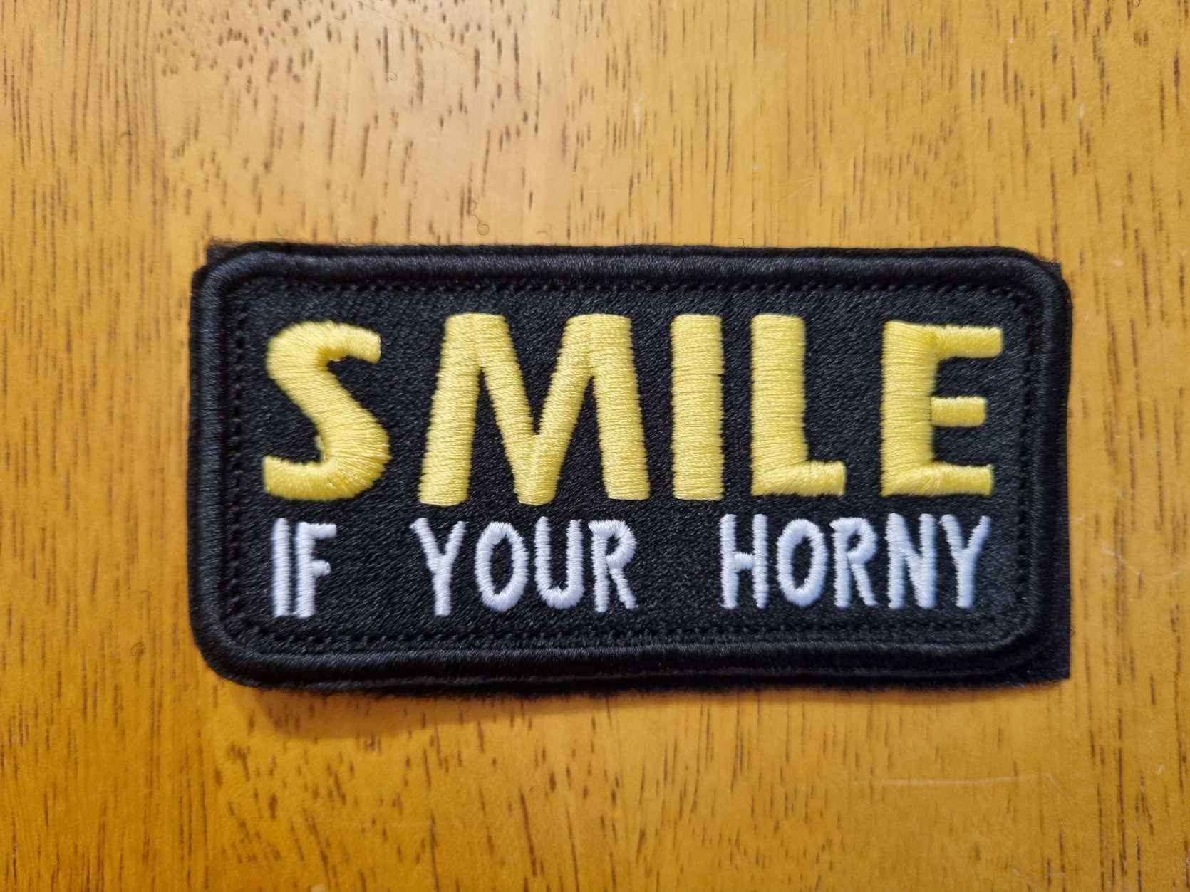 Novelty Morale Patches 5 X 10 Cm Hook and Loop Patch Sew on Etsy UK