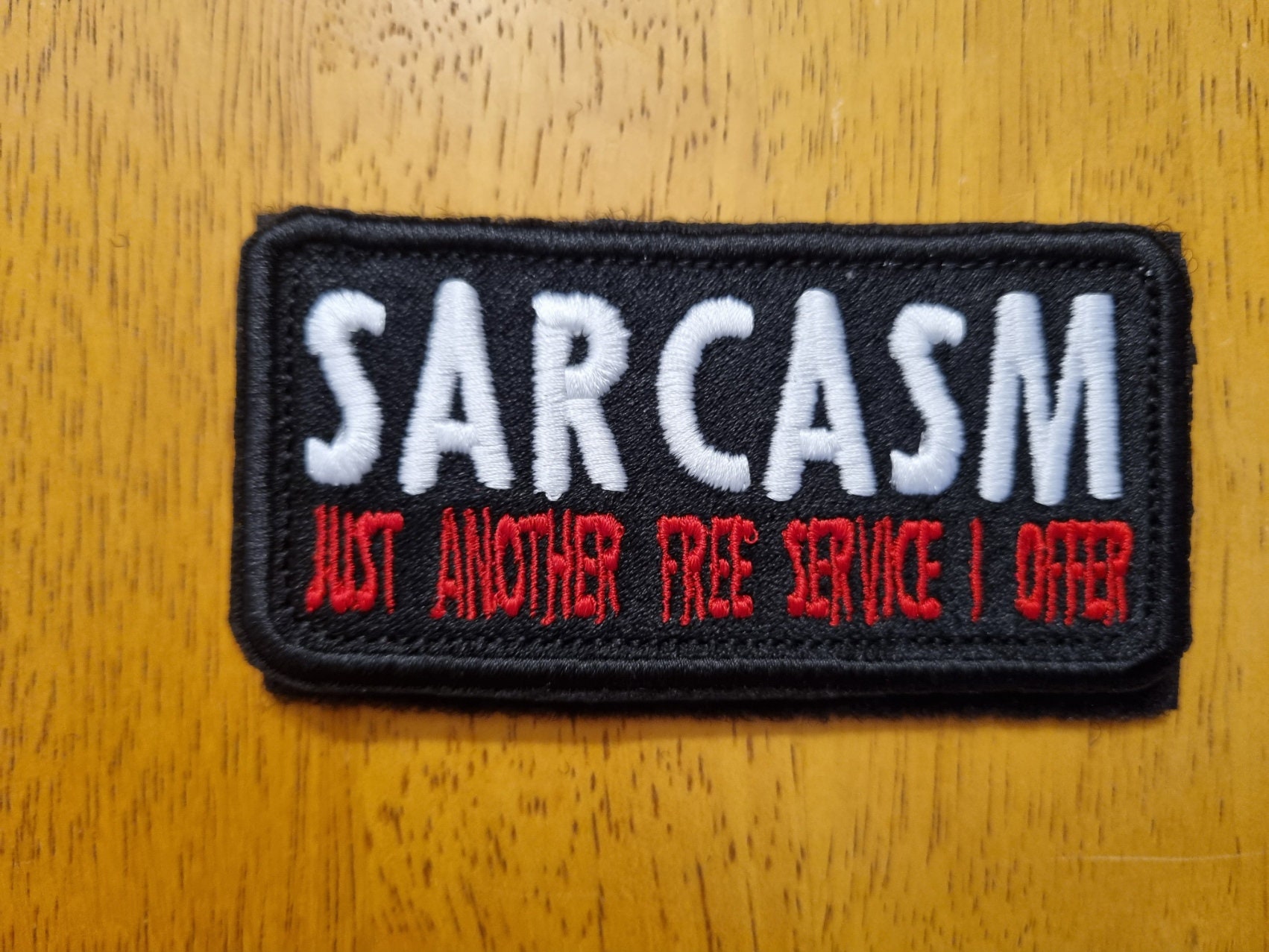 Novelty Morale Patches 5 x 10 cm Hook and Loop Patch sew on Etsy