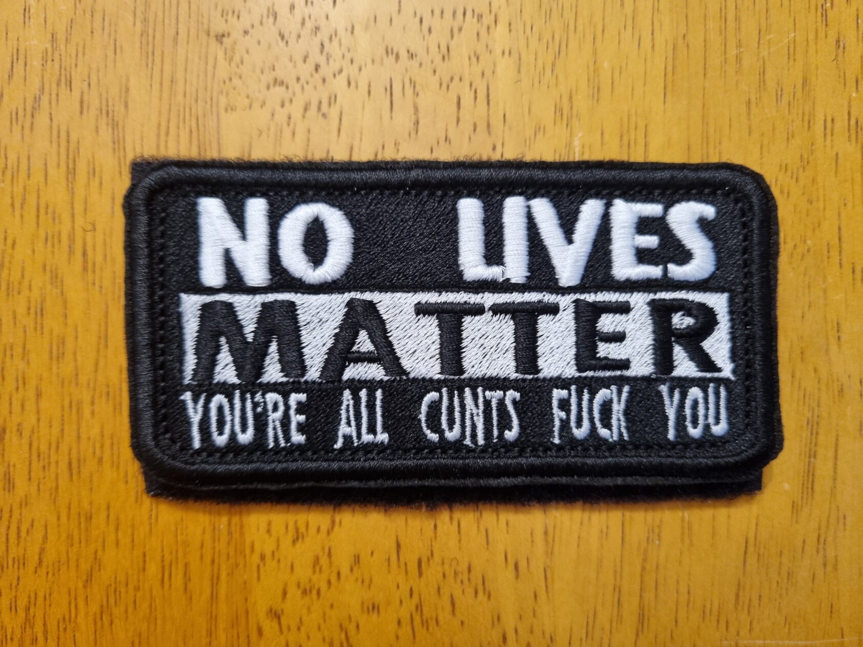 Novelty Morale Patches 5 x 10 cm Hook and Loop Patch sew on Etsy
