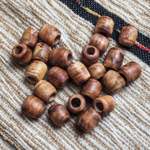 Dreadperlen aus Holz 8 mm | Perlen für Dreads, Haarschmuck