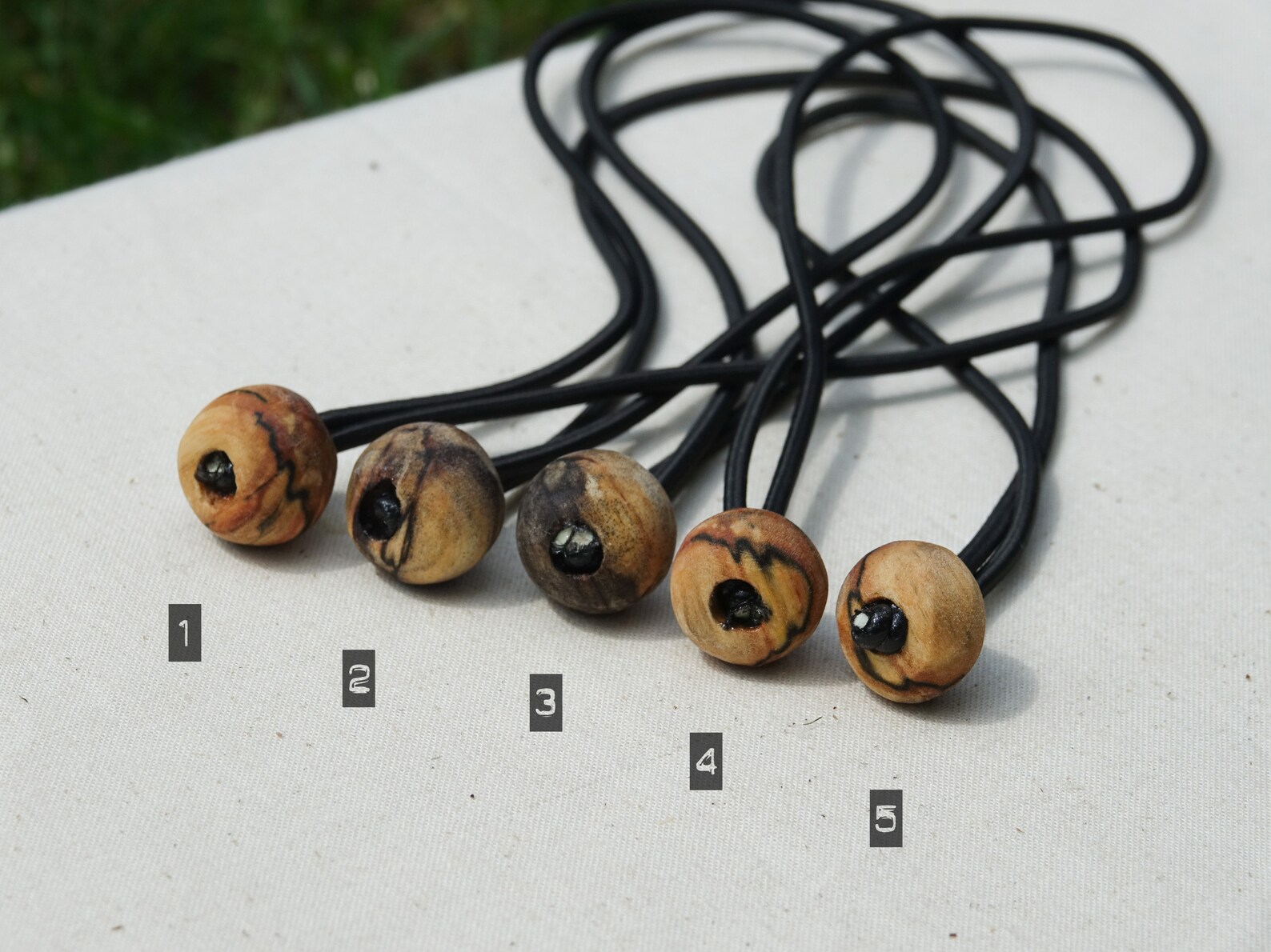 Dreadgummi Haargummi für Dreads mit Holzperle handgemacht | Etsy