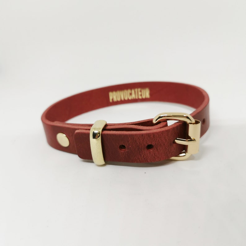 Submissive Choker Goth Slave Collar for Submissive BDSM Day Collar for Bondage DDLG /& Petplay BDSM-gear for Women by Provocateur