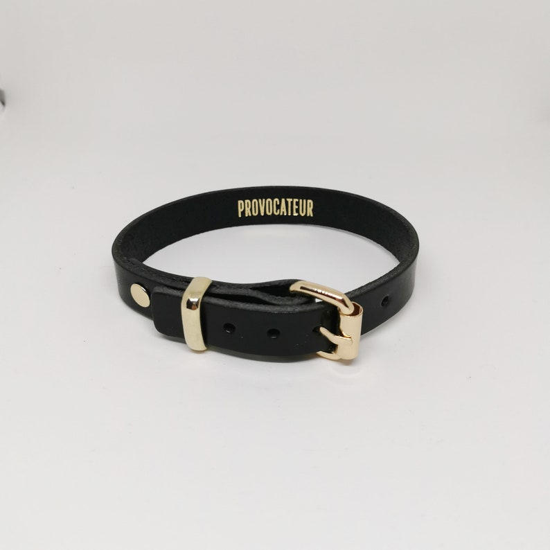 Submissive Choker Goth Slave Collar for Submissive BDSM Day Collar for Bondage DDLG /& Petplay BDSM-gear for Women by Provocateur