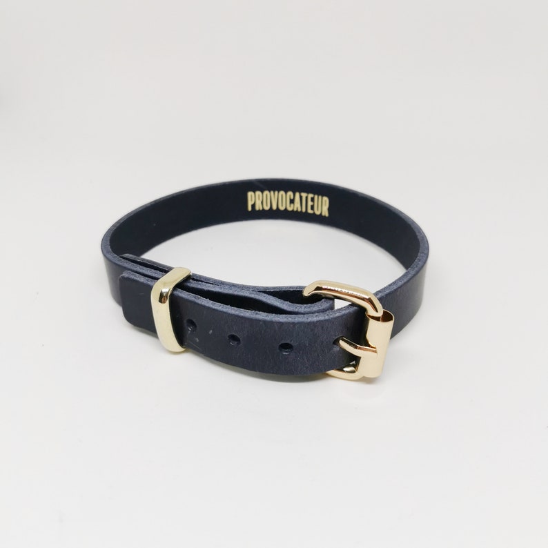 Submissive Choker Goth Slave Collar for Submissive BDSM Day Collar for Bondage DDLG /& Petplay BDSM-gear for Women by Provocateur