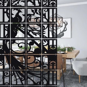 Wall hanging dividers Set of 28 Hanging Room Divider