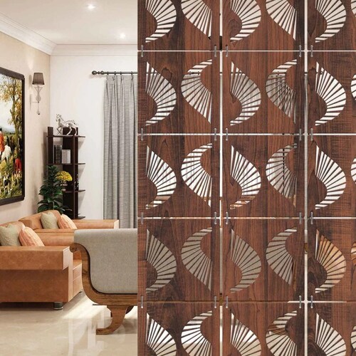 Room Divider Brown 1set of 24pcs Hanging Divider Etsy