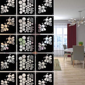 room divider partition wall hangings 24pcs set
