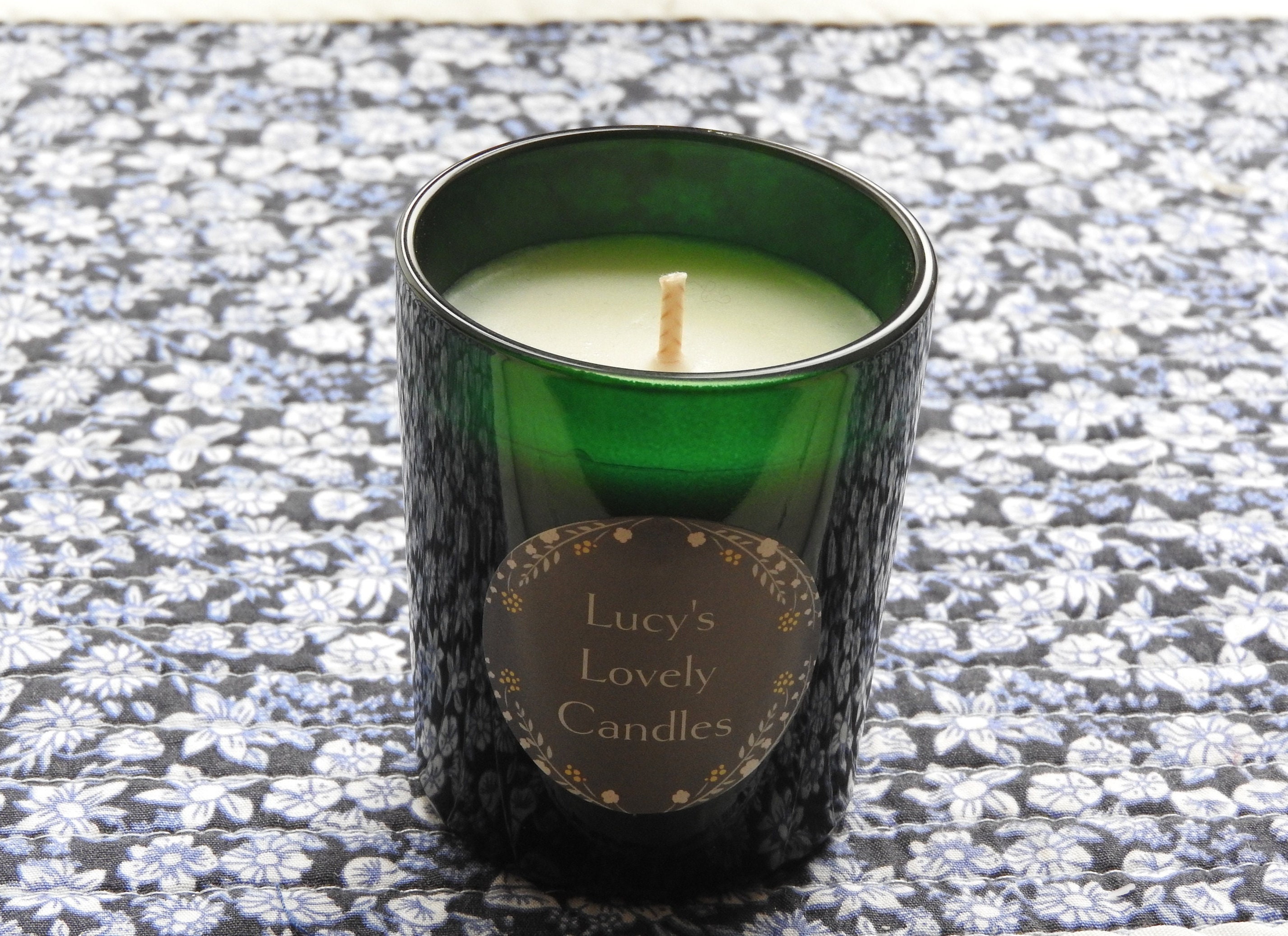 Green Irish Tweed Scented Soy Candles Emerald Green Italian Etsy UK