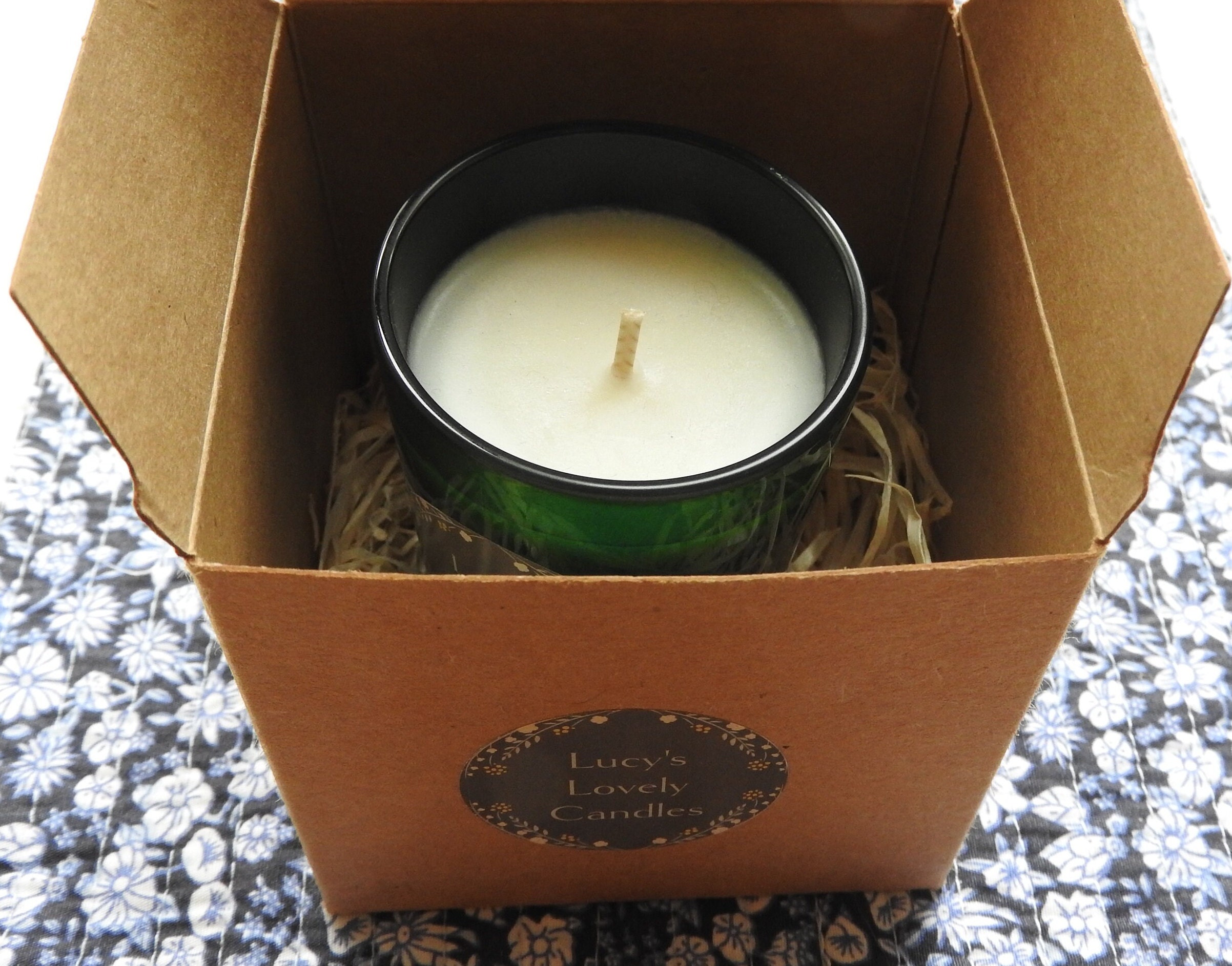 Green Irish Tweed Scented Soy Candles Emerald Green Italian Etsy UK
