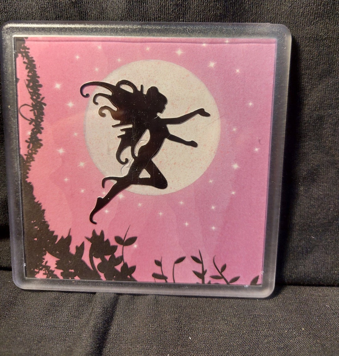 Fairy Fantasy Coasters Square Coasters Various Colours and Etsy UK